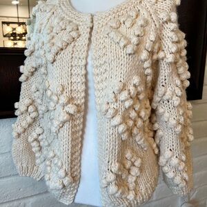 Chicwish Cream Textured Cardigan